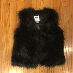 Faux fur vest